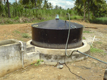 Biogas energy tank